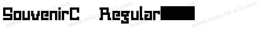 SouvenirC Regular字体转换